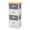 Baxton Studio Calandra ModernOak Brown and Multi-Colored Wood 4-Drawer Storage Unit 199-12248-ZORO - alternate 6